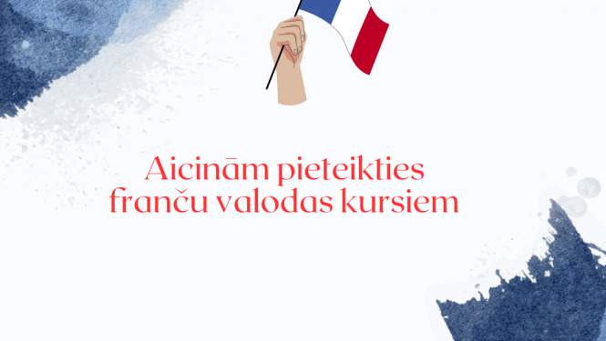 Roka ar Francijas karogu