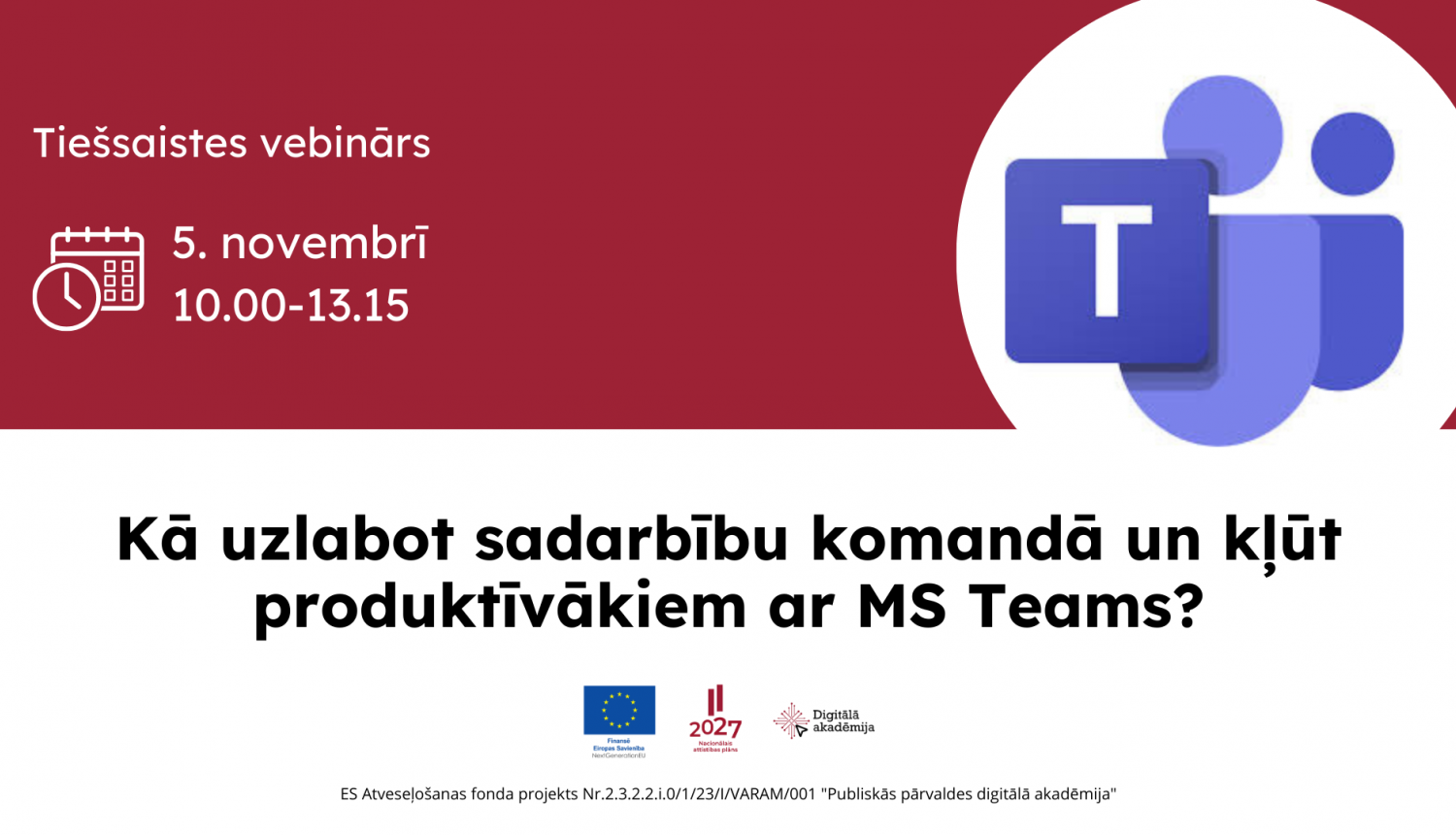 Kā uzlabot sadarbību komandā un kļūt produktīvākiem ar MS Teams?